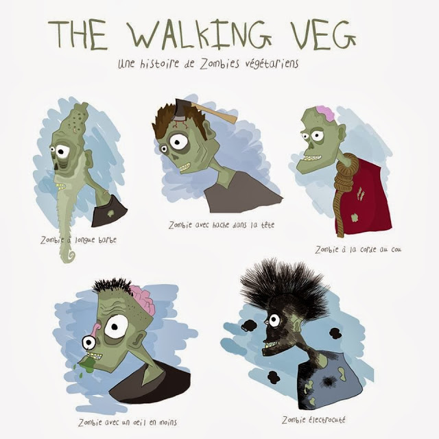 The Walking Veg – Dessin préparatoire