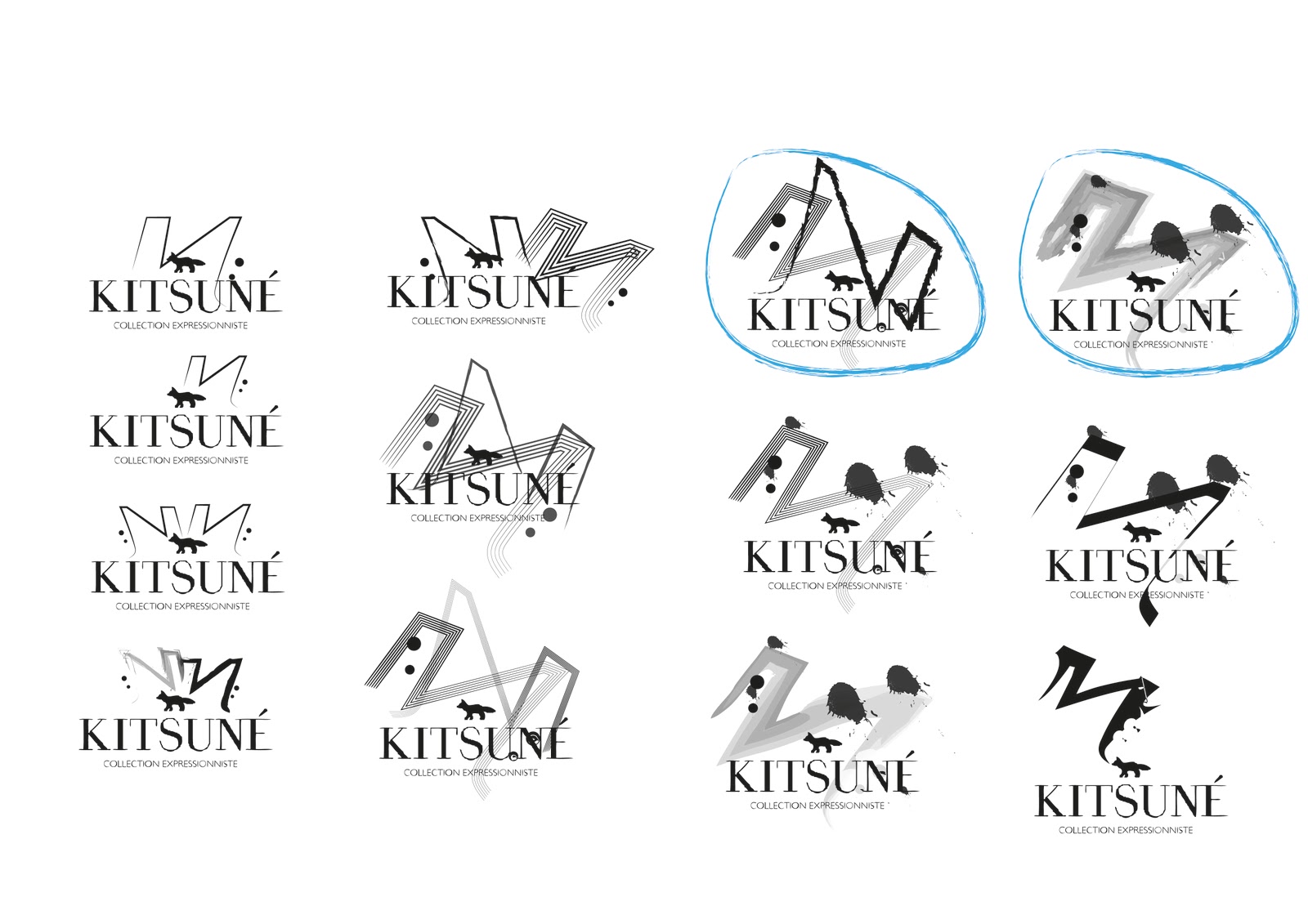 Recherches de logotypes – Kitsuné
